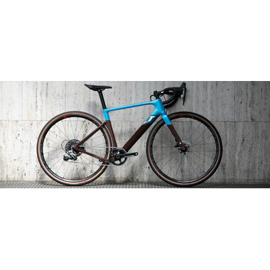 Bicicletta da Gravel 3T EXPLORO RACEMAX Sram Rival 1 42 Denti Blu